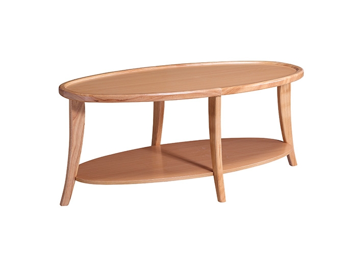 双层椭圆茶几